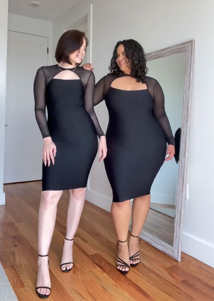 Two Body Types Same Outfit
