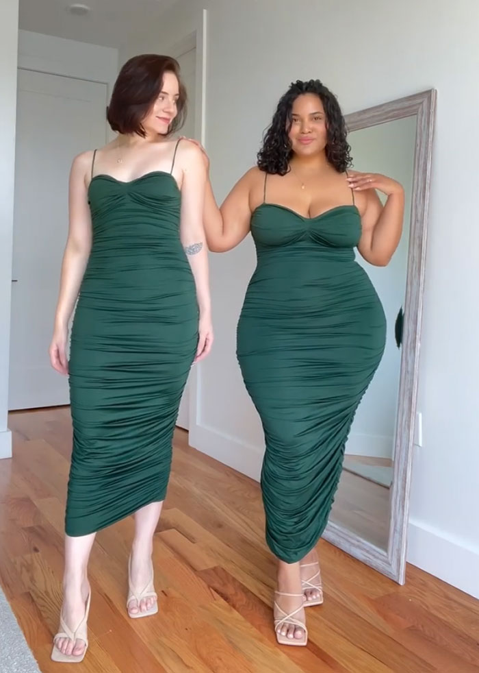 Two Body Types Same Outfit