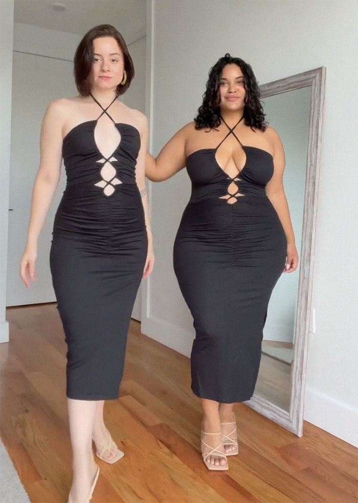 Two Body Types Same Outfit