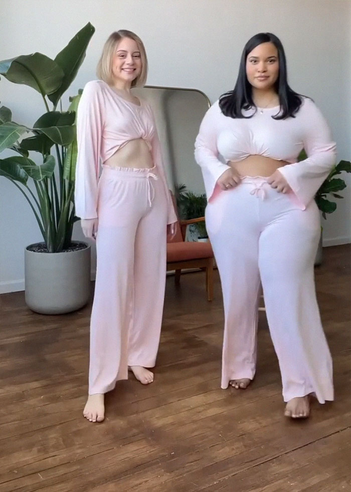 Two Body Types Same Outfit