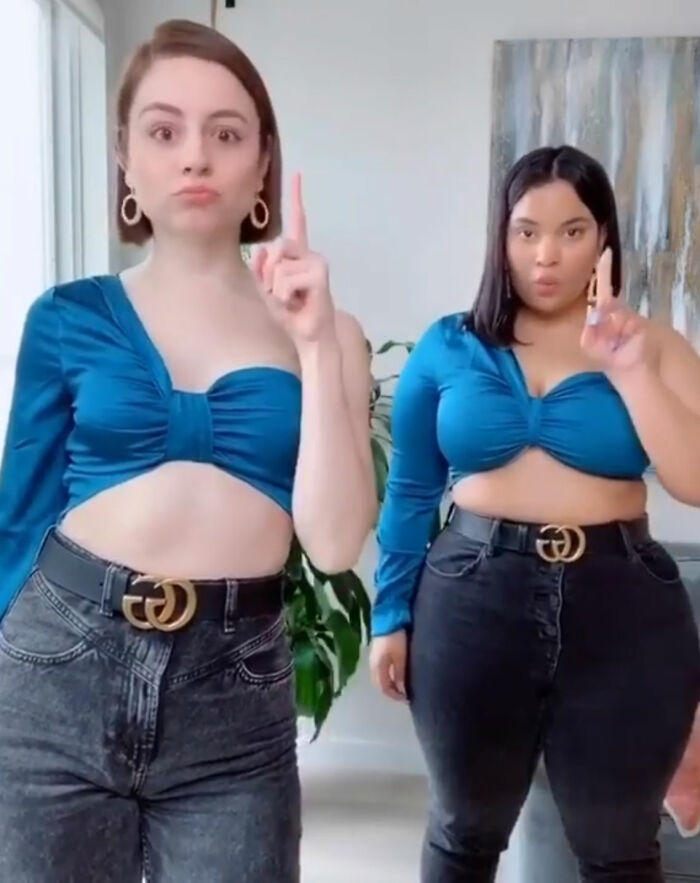 Two Body Types Same Outfit