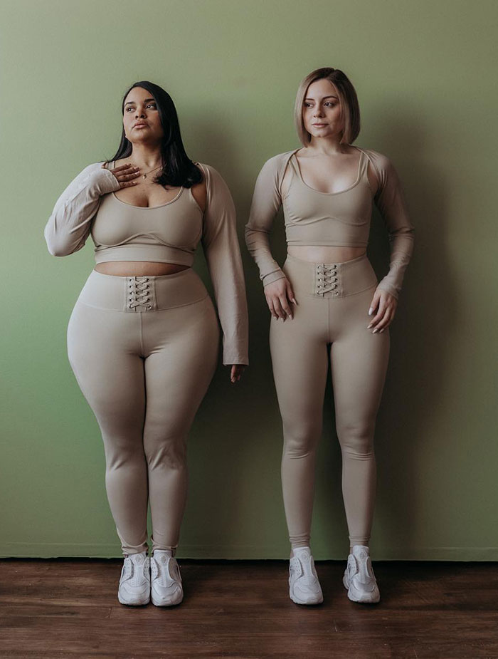 Two Body Types Same Outfit