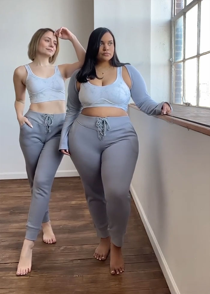 Two Body Types Same Outfit
