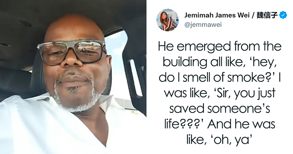 Heroic Uber Driver Goes Viral For Rushing Into Burning Building To ...