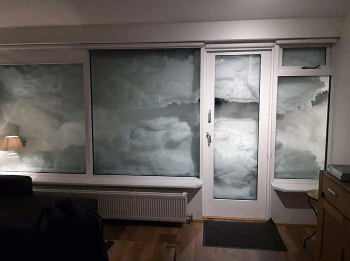 My Sister Rented A Flat Here In North Of Iceland For Christmas. This Is Her View