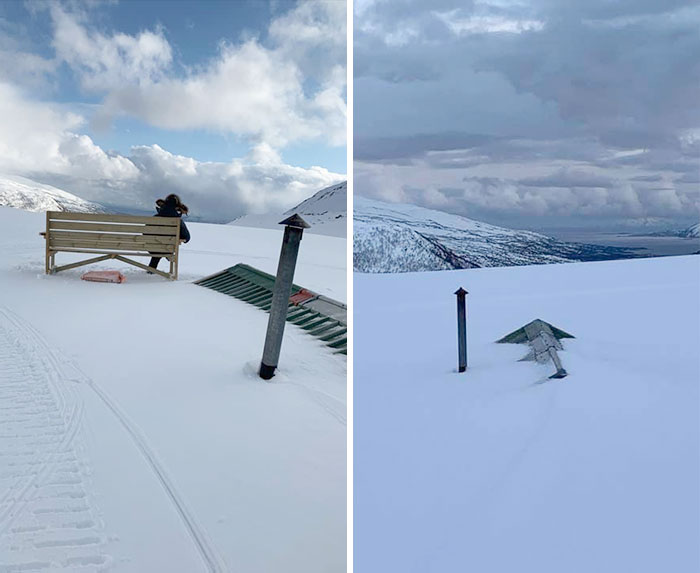 It Has Been Snowing Like Crazy Here In Northern Norway