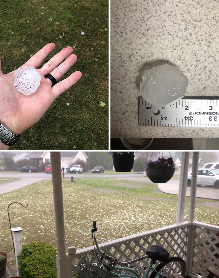 We Are Putting Our House On The Market Tomorrow, With A Prospective Buyers Lined Up Already. Mother Nature Decided To Throw Down Some Huge Hail And A Tornado