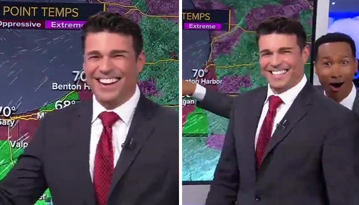 Weatherman Stunned To Discover His TV Is A Touch Screen, And The Internet Can’t Get Enough