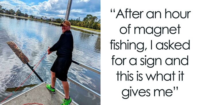 This Community Is Dedicated To Magnet Fishing, And Here Are 35 Things They Found Underwater That Shouldn’t Have Been There