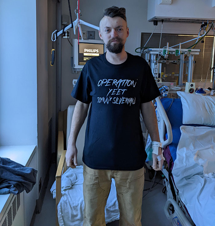 Discovered A Brain Tumor Last Month, And Named It Johnny Silverhand. Successfully Cut Out Two Weeks Ago