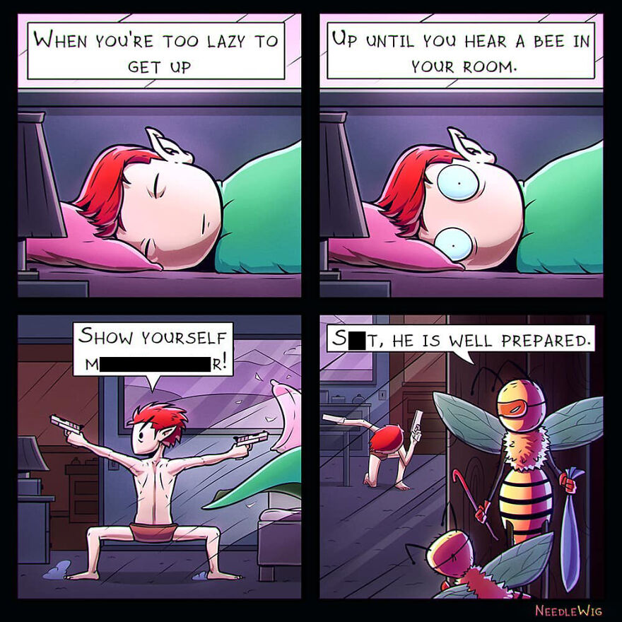 Artist Makes Dark Humor Comics That Explore The Most Cursed Desires (49 New Pics)