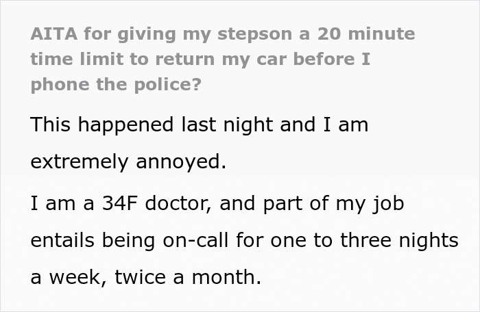 Woman's 16-Year-Old Stepson Steals Her Car, She Then Calls Off Her Engagement To His Dad Woman's 16-Year-Old Stepson Steals Her Car, She Then Calls Off Her Engagement To His Dad