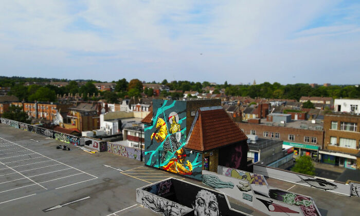 We Painted This Giant Mural In London (12 Pics)