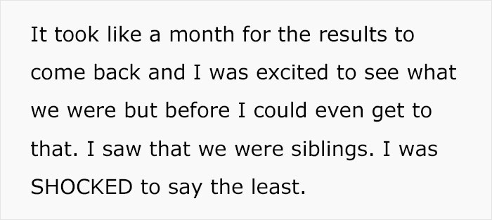 30 Y.O. Woman Takes DNA Test For Fun Only To Discover Her Long-Term Boyfriend Is Her Full Sibling