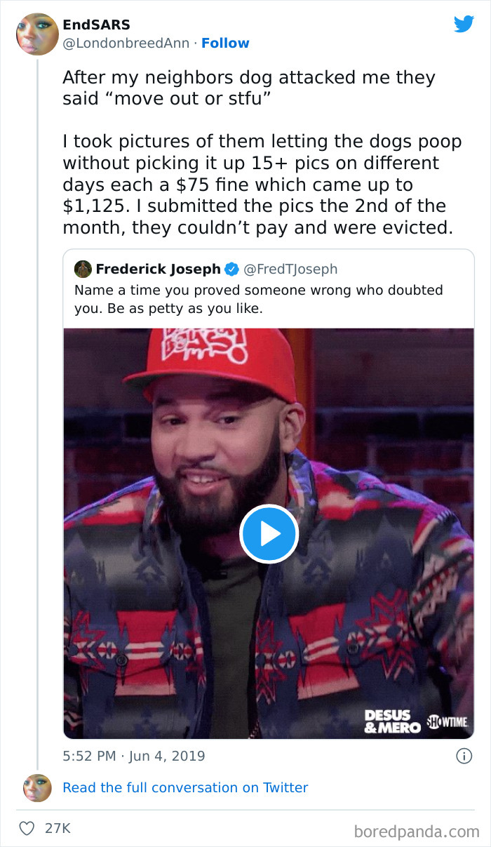 I Applaud This Level Of Petty