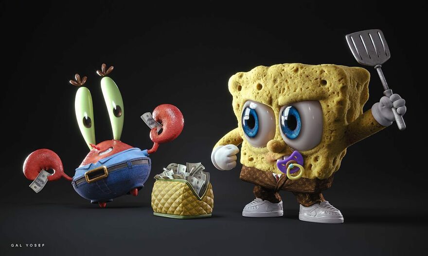 Spongebob Squarepants And Mr. Krabs