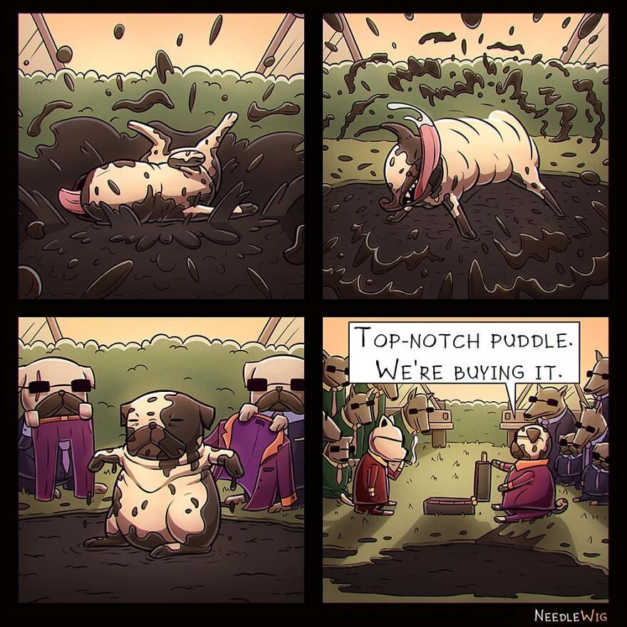 Artist Makes Dark Humor Comics That Explore The Most Cursed Desires (49 New Pics)