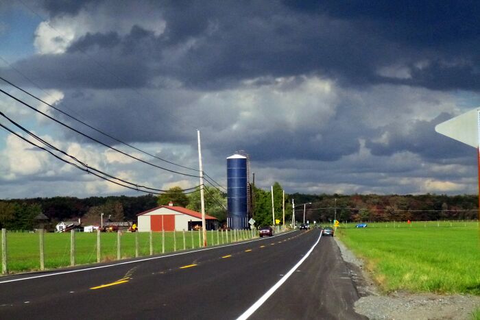 Storm Coming In - Route 903 Coming Up From Jim Thorpe, Pa, USA