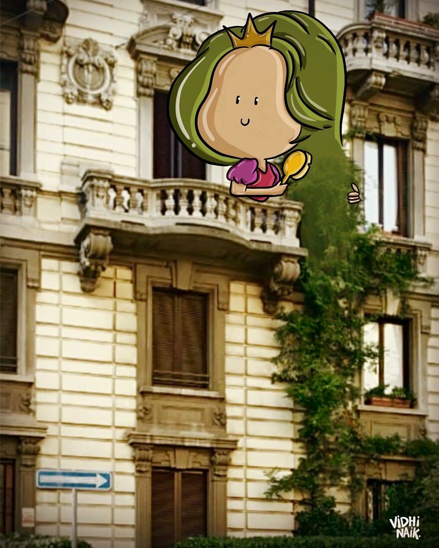 Artist Inserts Drawings Into Real World Situations And The Result Is Very Cute (42 Pics)