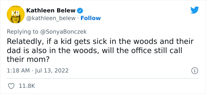 Tweet Showing How Moms Are Still Considered To Be The Default Parent Went Viral With 283k Likes