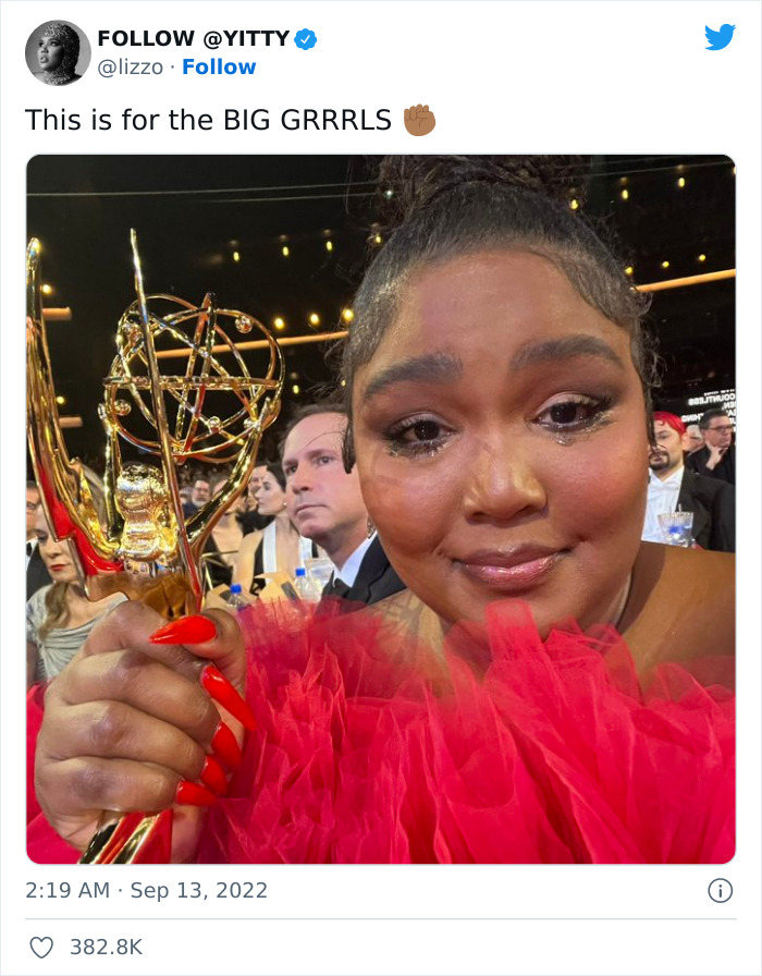 &ldquo;Fat Like Me. Black Like Me. Beautiful Like Me&rdquo;: Lizzo Recalls The Role Model She Wanted As A Kid During Emmys Speech