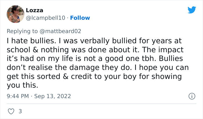 Father Is Upset As His Son Comes Home From School With Marks On His Hand Recording Times He Was Bullied Over 2 Days