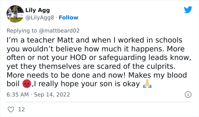 Father Is Upset As His Son Comes Home From School With Marks On His Hand Recording Times He Was Bullied Over 2 Days