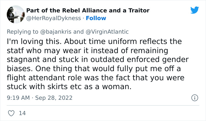 Virgin Atlantic Scraps Gendered Uniforms To Drive Inclusivity, Dividing Opinions Online