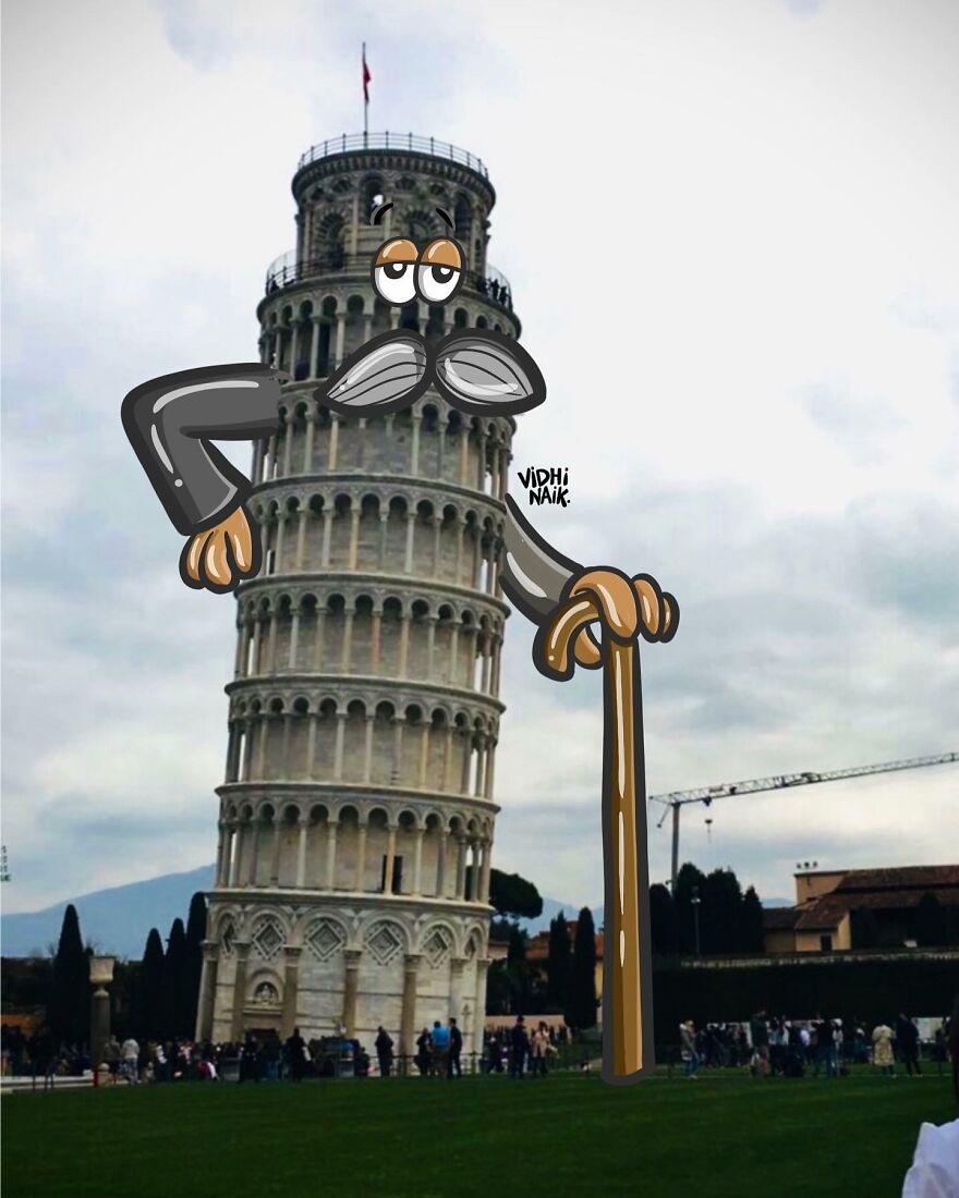 Artist Inserts Drawings Into Real World Situations And The Result Is Very Cute (42 Pics)