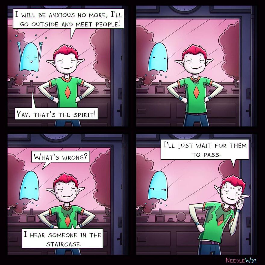 Artist Makes Dark Humor Comics That Explore The Most Cursed Desires (49 New Pics)