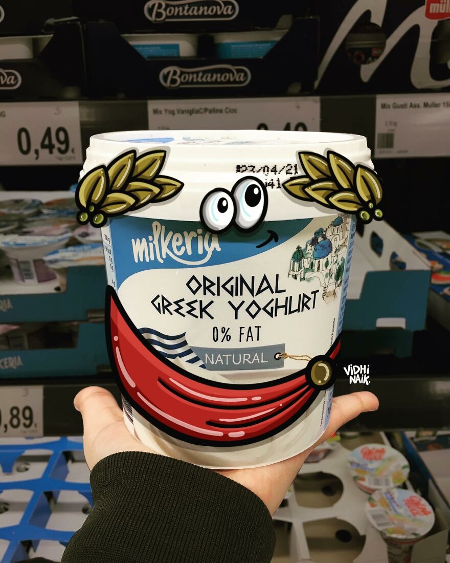 Artist Inserts Drawings Into Real World Situations And The Result Is Very Cute (42 Pics)