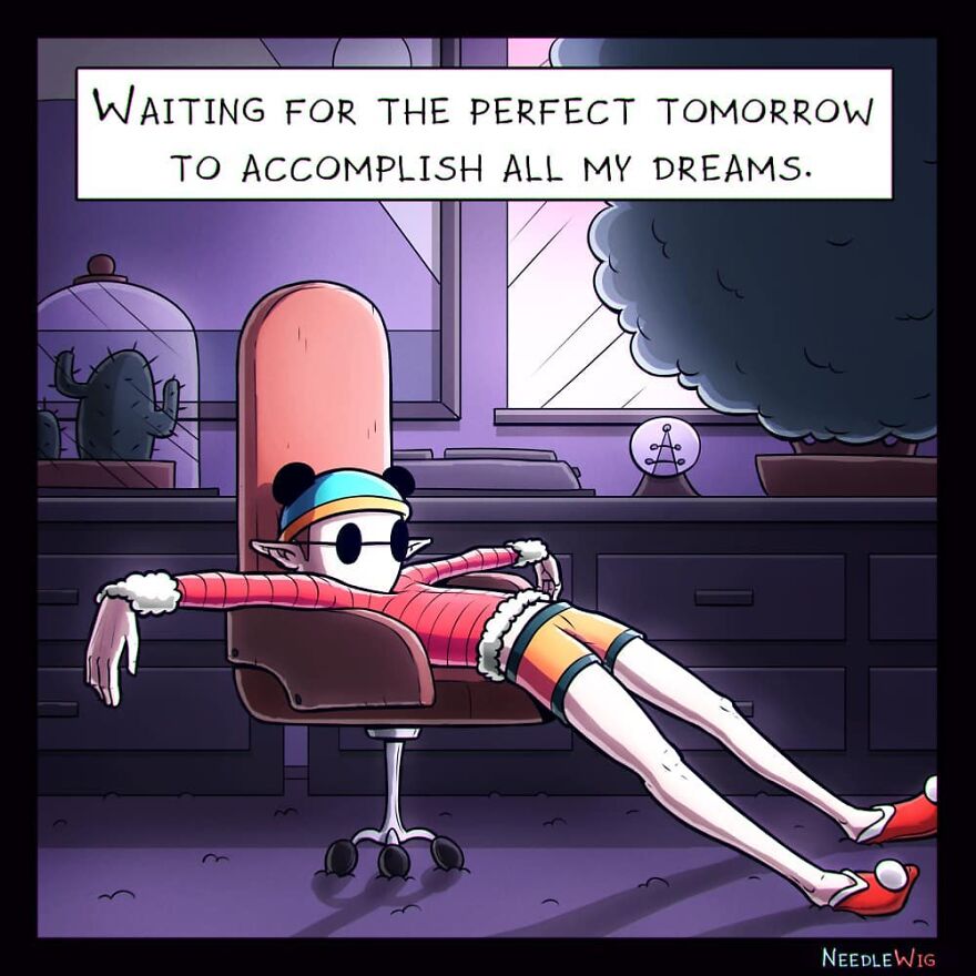 Artist Makes Dark Humor Comics That Explore The Most Cursed Desires (49 New Pics)