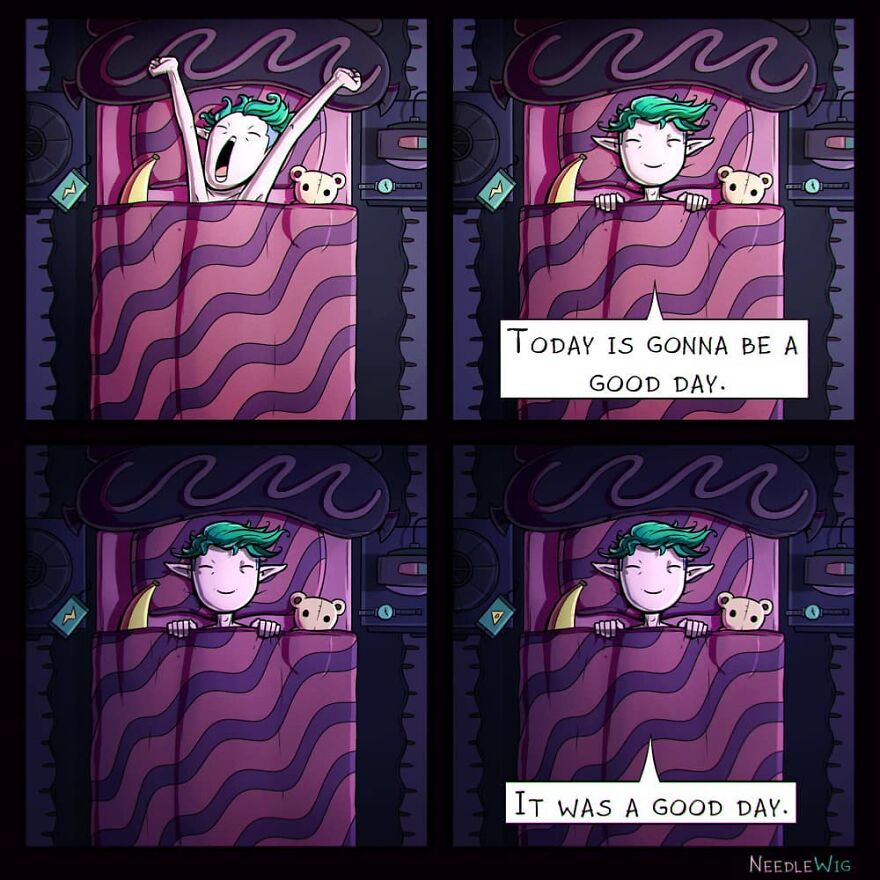 Artist Makes Dark Humor Comics That Explore The Most Cursed Desires (49 New Pics)