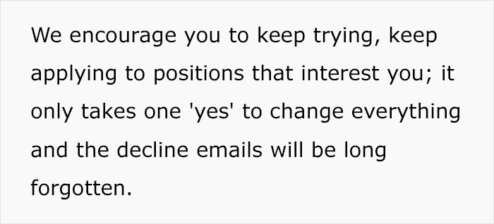 Woman Shares &ldquo;Kind, Encouraging And Carefully Worded&rdquo; Rejection Letter From An Employer