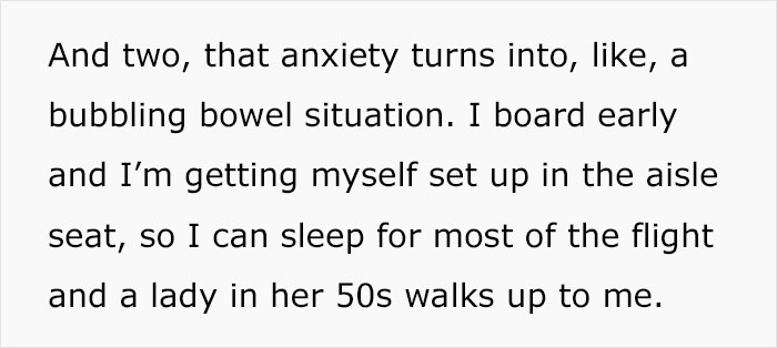 Woman Shares How She Got Lectured By A &ldquo;Karen&rdquo; On A Plane Who Asked To Swap Seats With Her So She Could Sit With Her Husband