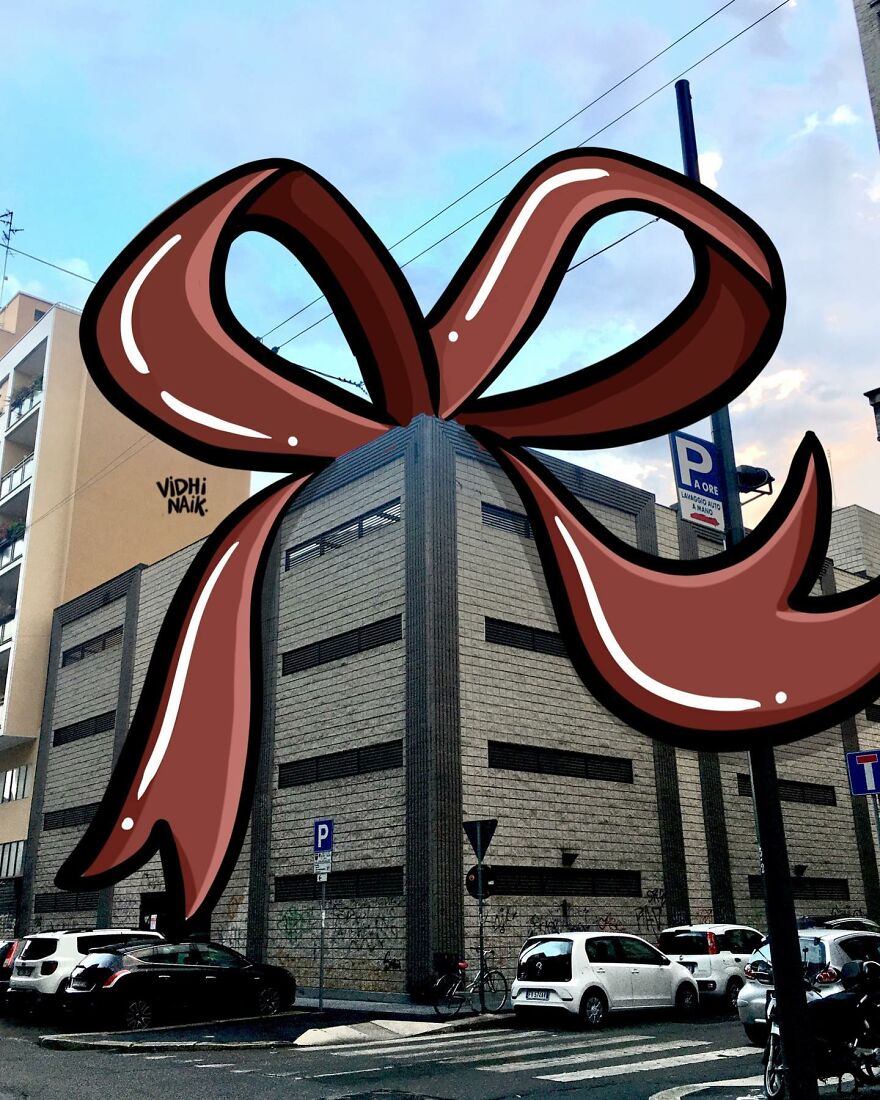 Artist Inserts Drawings Into Real World Situations And The Result Is Very Cute (42 Pics)