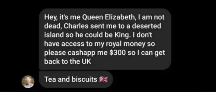 A Friend Of Mine Get This One . "Tea And Biscuits" Killed Me