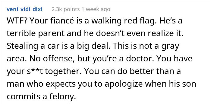 Woman's 16-Year-Old Stepson Steals Her Car, She Then Calls Off Her Engagement To His Dad Woman's 16-Year-Old Stepson Steals Her Car, She Then Calls Off Her Engagement To His Dad