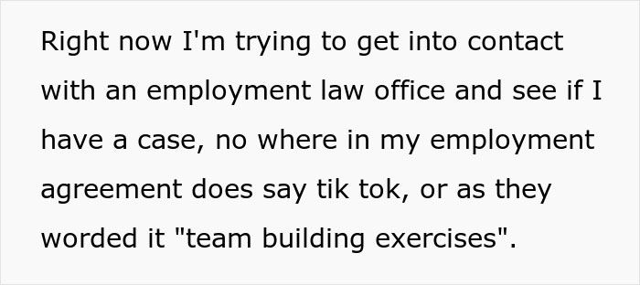 “I Don’t Make Enough Money For This”: Worker Gets Suspended For Refusing To Take Part In A "Mandatory" TikTok Challenge, Quits “I Don’t Make Enough Money For This”: Worker Gets Suspended For Refusing To Take Part In A "Mandatory" TikTok Challenge, Quits