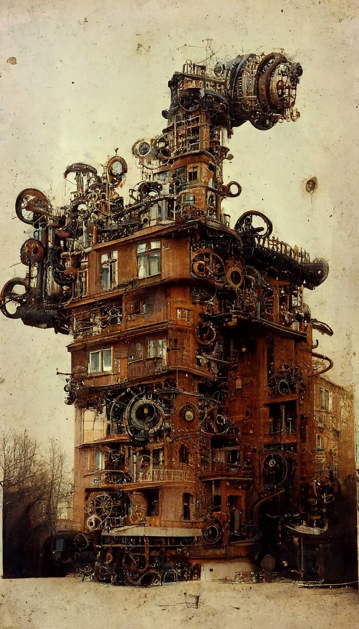 With The Help Of Neural Network, Artist Creates Buildings In Various Styles