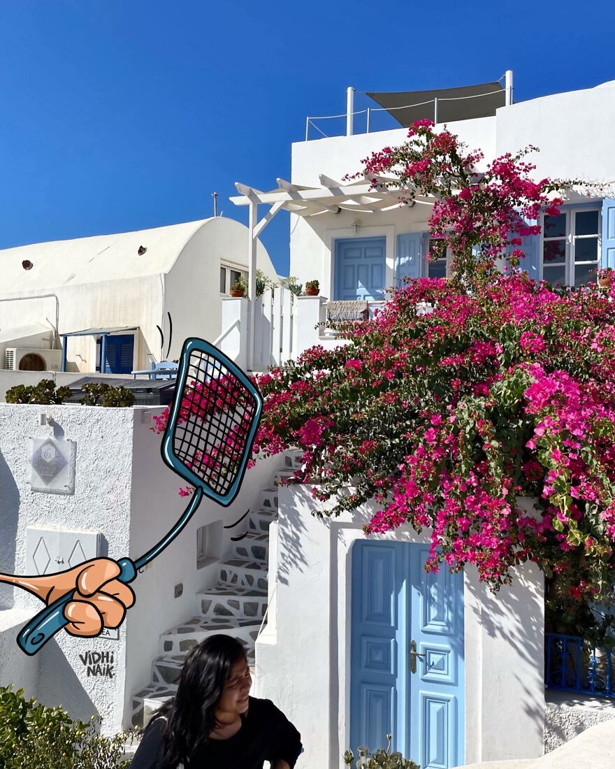 Artist Inserts Drawings Into Real World Situations And The Result Is Very Cute (42 Pics)