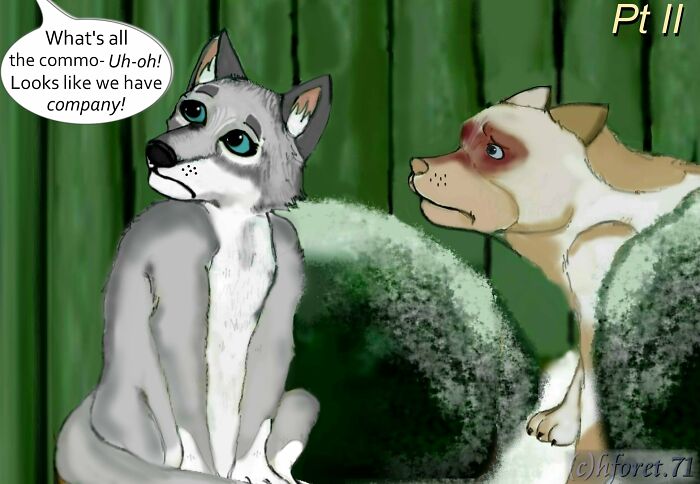 My Animal Comic Introducing A Pitbull Character Named &ldquo;King&rdquo;, Part 2 (8 Pics)
