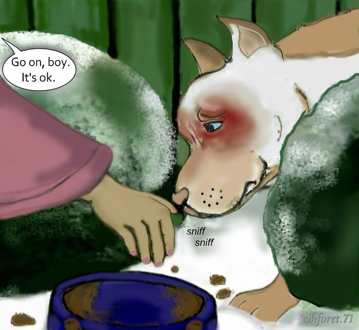 My Animal Comic Introducing A Pitbull Character Named &ldquo;King&rdquo;, Part 2 (8 Pics)