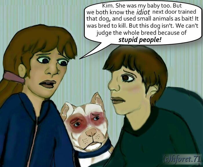 My Animal Comic Introducing A Pitbull Character Named &ldquo;King&rdquo;, Part 3 (7 Pics)