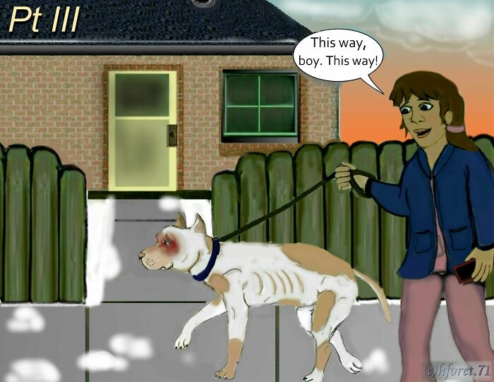 My Animal Comic Introducing A Pitbull Character Named &ldquo;King&rdquo;, Part 3 (7 Pics)