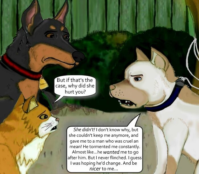 My Animal Comic Introducing A Pitbull Character Named “King”, Part 4 (12 Pics) My Animal Comic Introducing A Pitbull Character Named “King”, Part 4 (12 Pics)