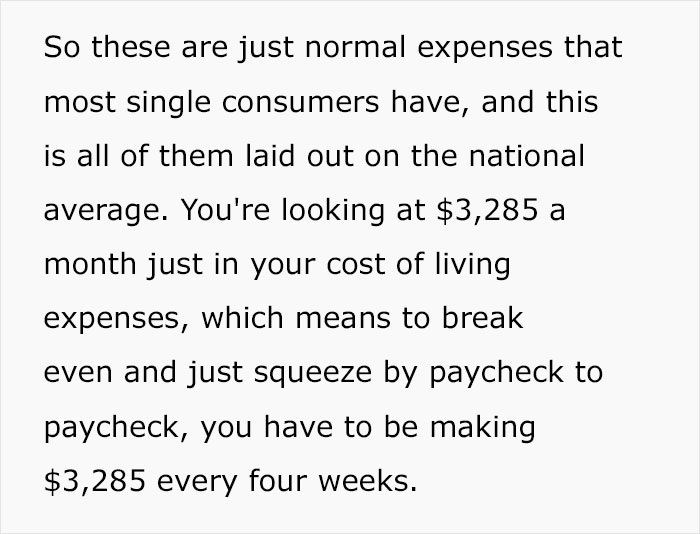 TikToker Explains Why Making $25 An Hour In The US Is Not Enough, Sparks Important Discussion