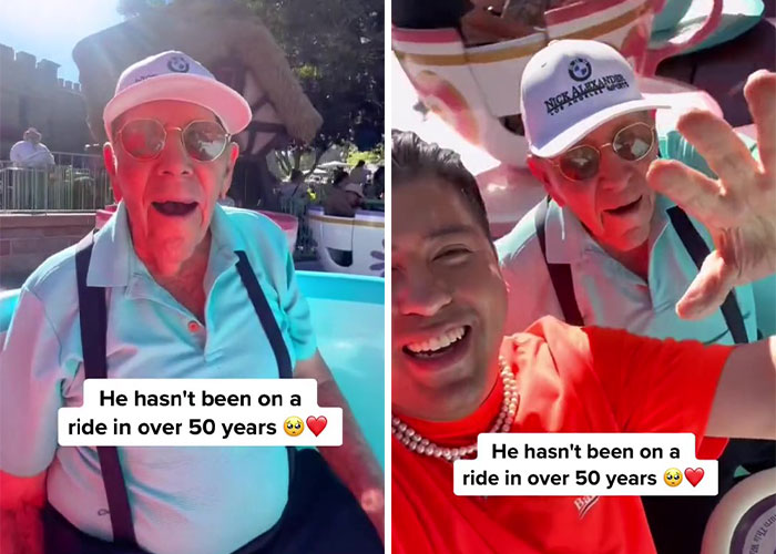 Young Man Asks 100-Year-Old Veteran To Go To Disneyland With Him