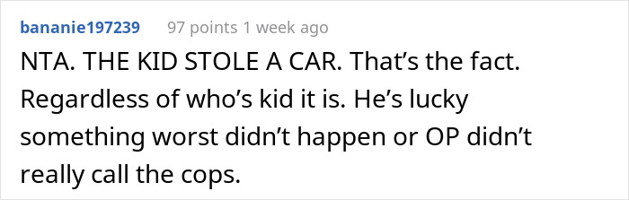 Woman's 16-Year-Old Stepson Steals Her Car, She Then Calls Off Her Engagement To His Dad Woman's 16-Year-Old Stepson Steals Her Car, She Then Calls Off Her Engagement To His Dad