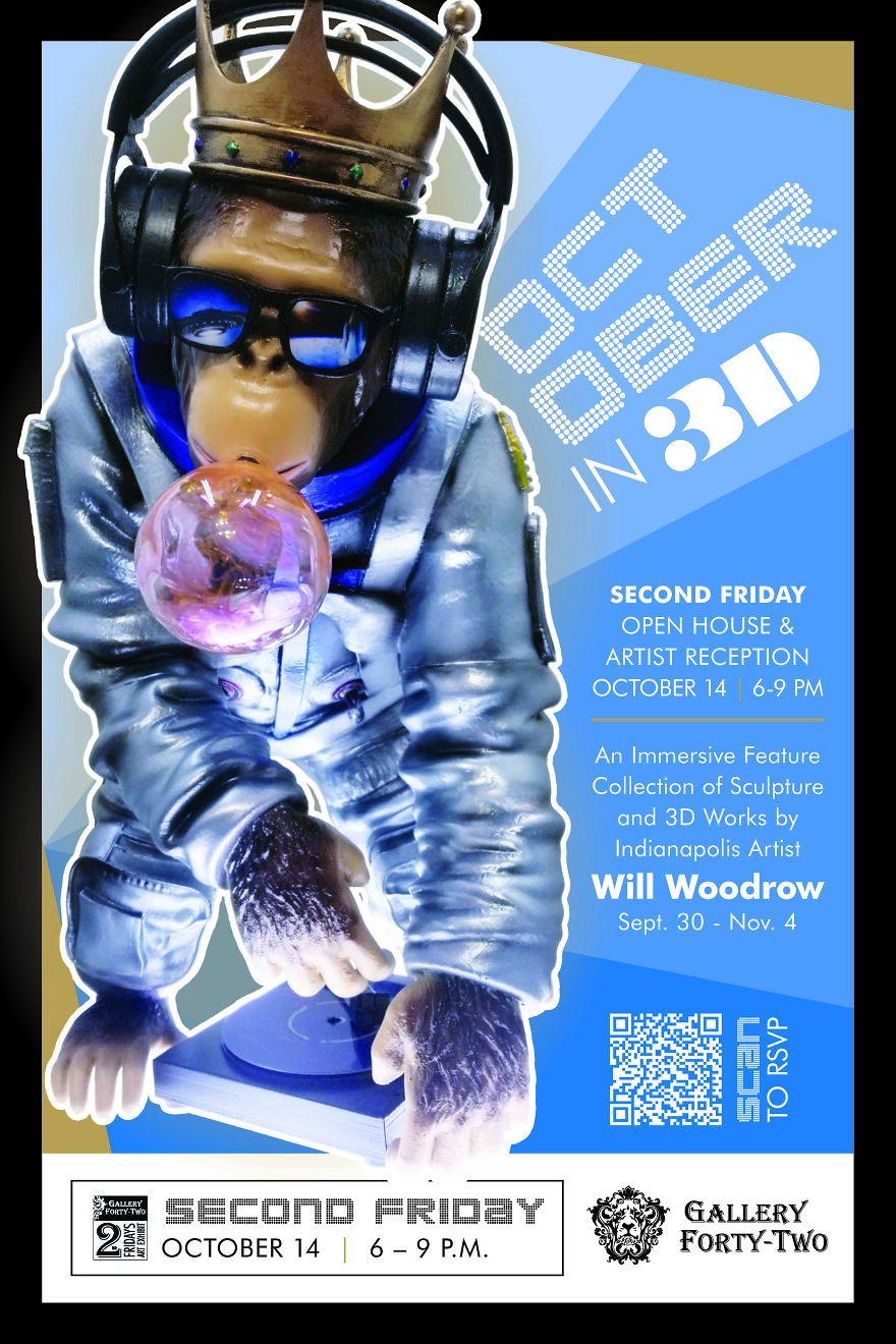 October In 3D: An Immersive Feature Collection Of Sculpture And 3D Works By Indianapolis Artist Will Woodrow October In 3D: An Immersive Feature Collection Of Sculpture And 3D Works By Indianapolis Artist Will Woodrow
